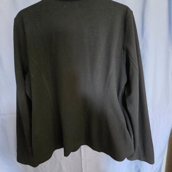 Open front black Jacket - Picture 3 of 3